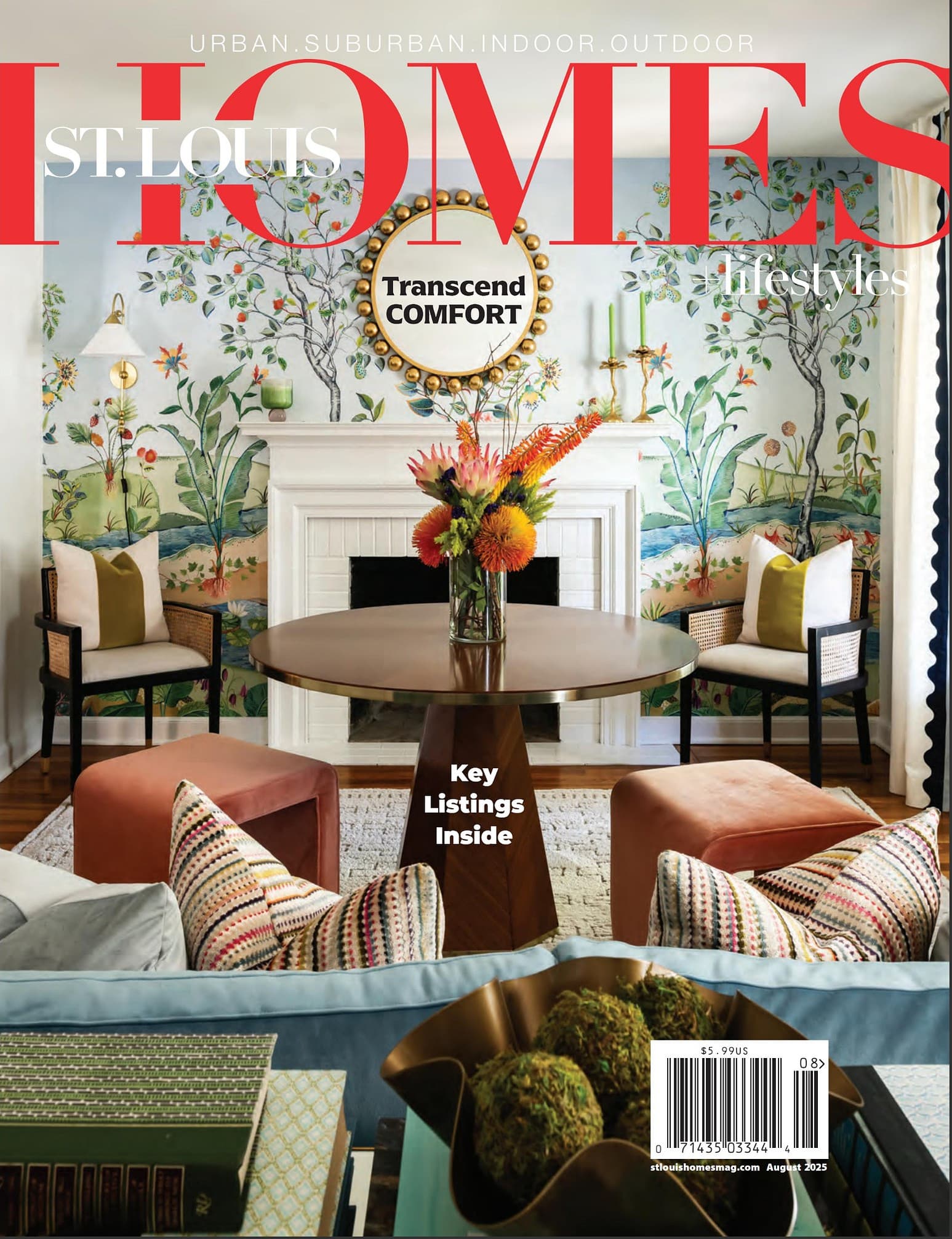 St Louis Homes + Lifestyles, cover photography by Karen Palmer