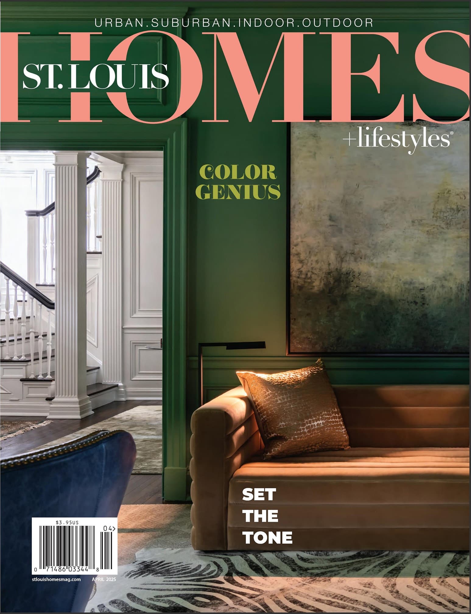 St Louis Homes + Lifestyles, cover photography by Karen Palmer