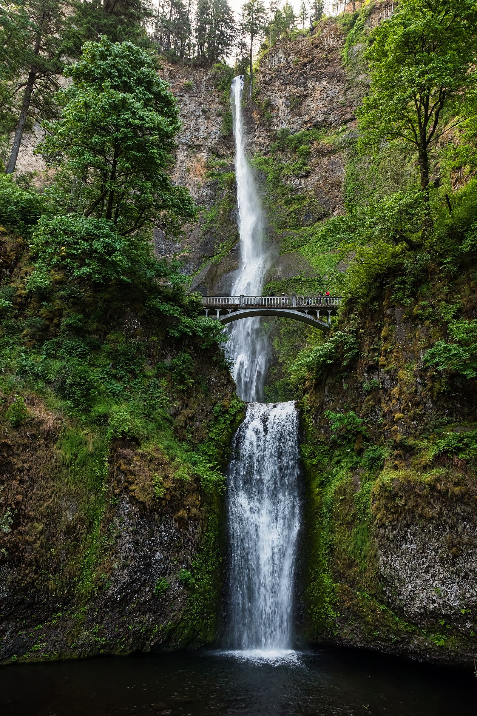 Multnomah Falls, Oregon. Travel photography by Karen Palmer.