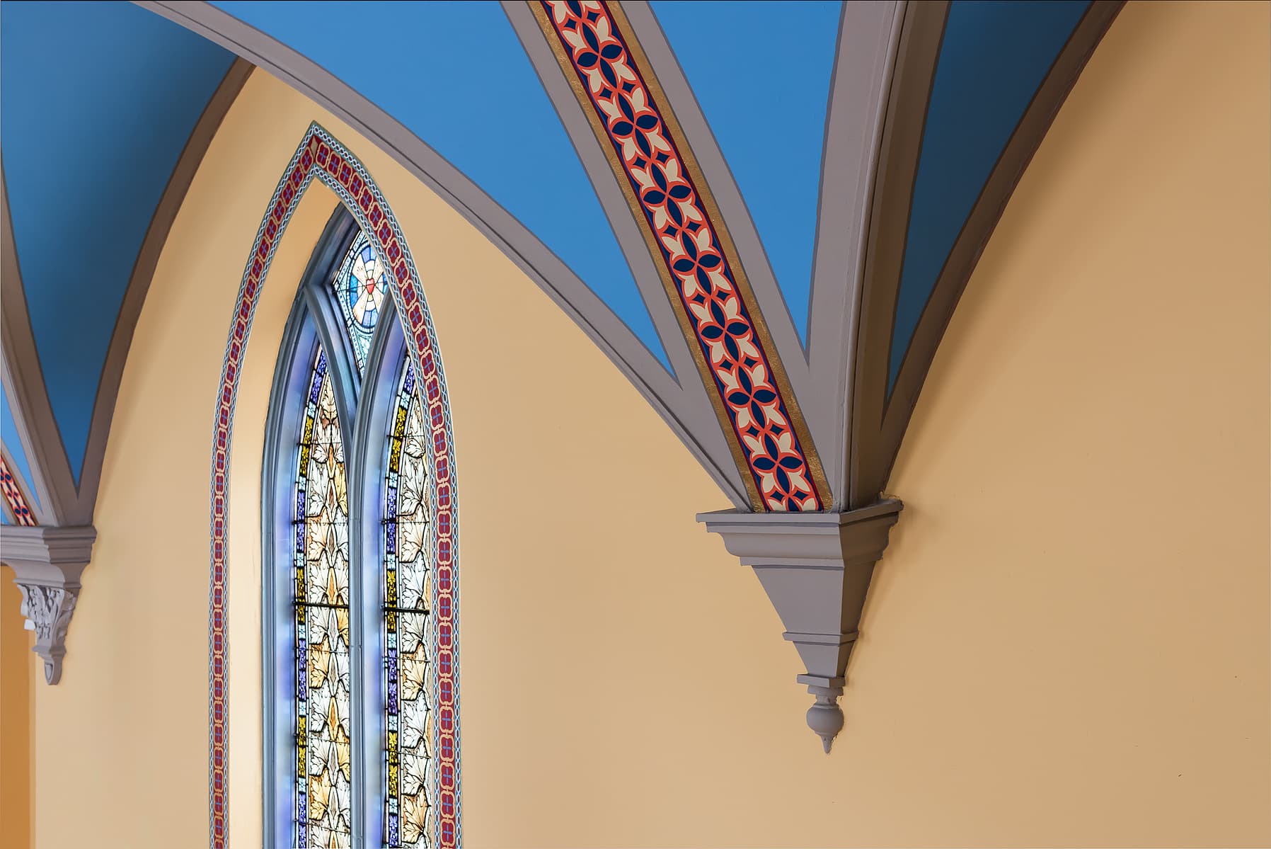 historical renovation of St. Mary Catholic Church in Chester, Illinois, Karen Palmer St. Louis Architectural Photographer, details